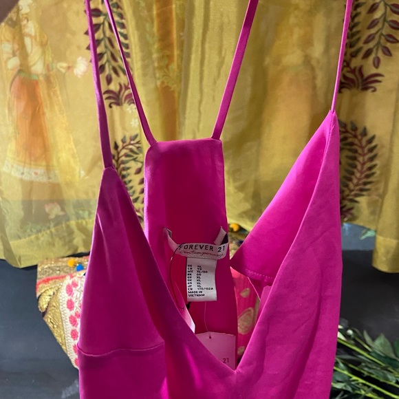 Forever21 Hot Pink Top. - Picture 9 of 11